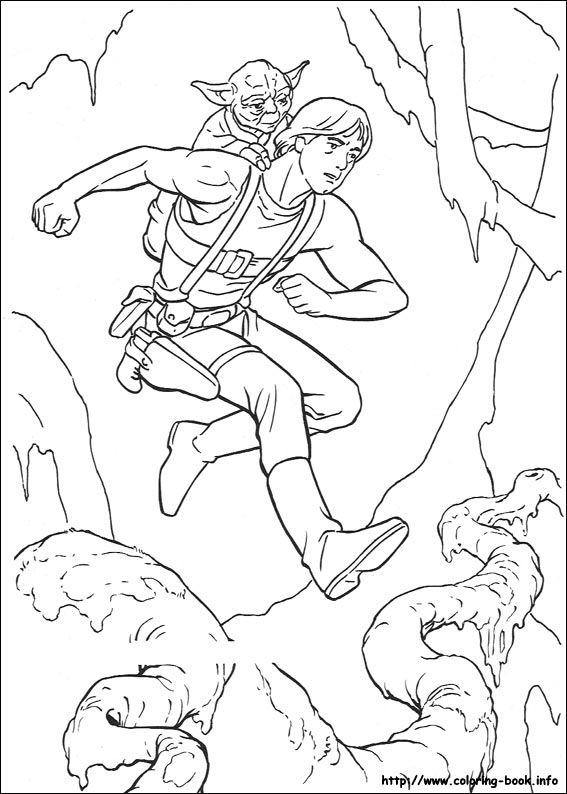 Star Wars coloring picture